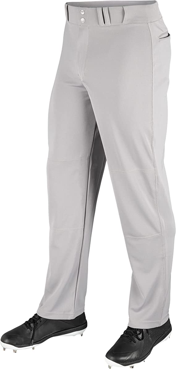 Champro, Relaxed Fit Open Bottom Adult Gray Baseball Pant, size 2XL