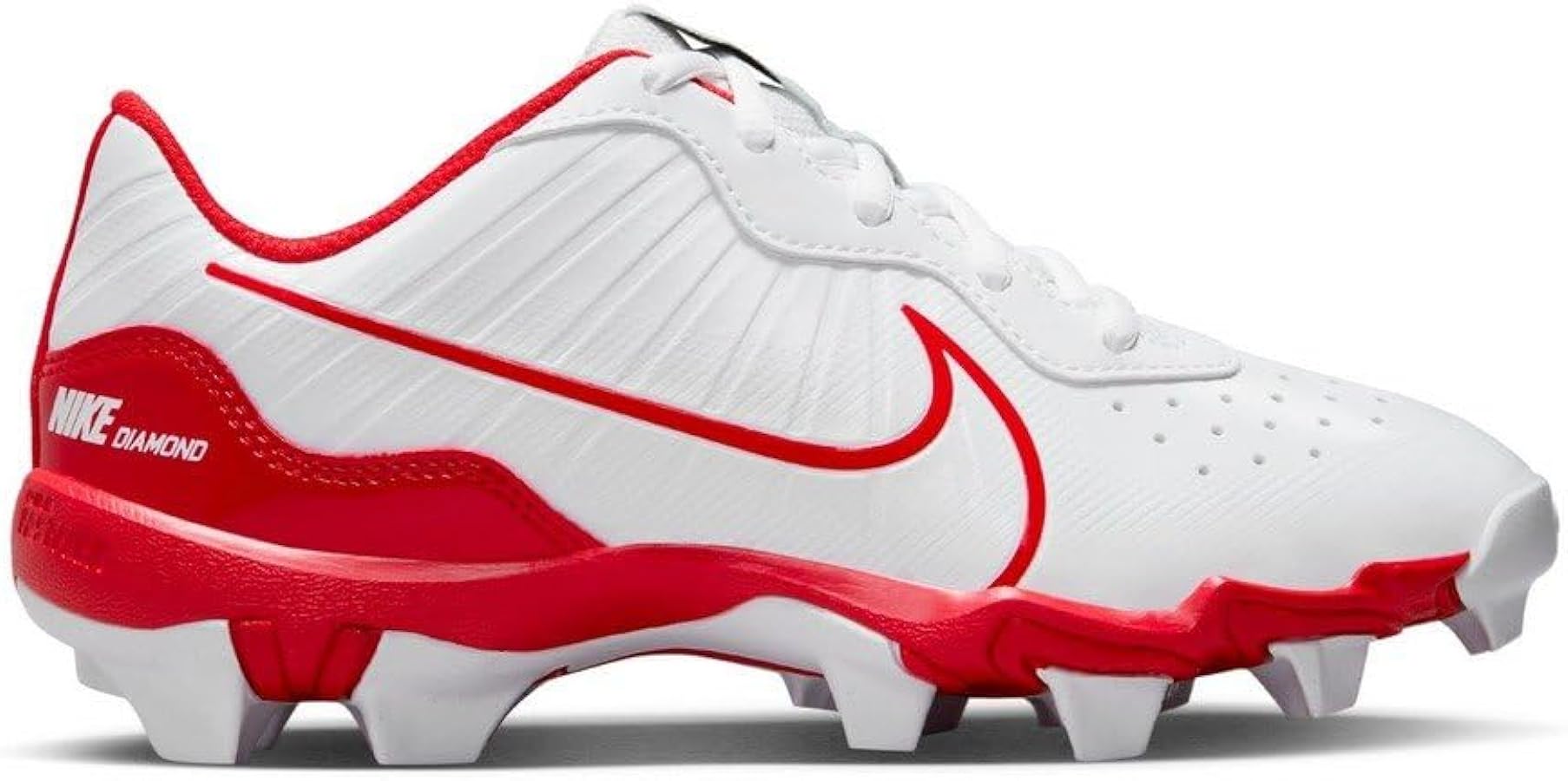 Nike Alpha Huarache 4 Keystone Youth Rubber Baseball Cleats Size 1 Wh