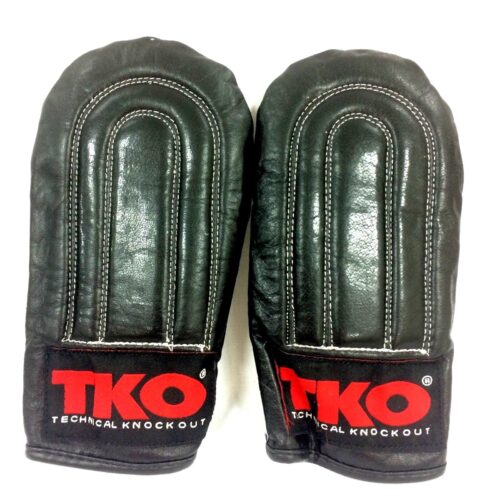 TKO Boxing Gloves Punching Mitts Black Size L
