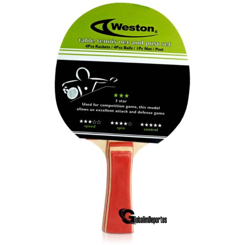 Weston 3 Star Table Tennis Racket