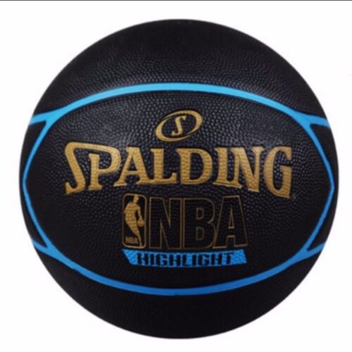 Spalding Highlight Blue premium rubber basketball size 29.5"