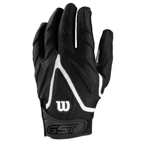 Wilson GST Big Skill American Football Receiver Glove - Adult Black