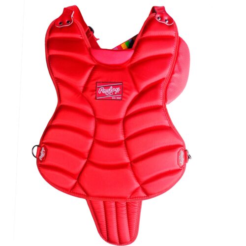 Rawlings Baseball Chest Protector Scarlet Youth 15" Age 9-12
