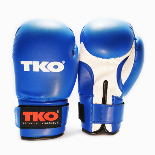 TKO Boxing Gloves Leather Blue