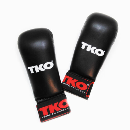TKO Karate Mitts Gloves Without Thumb Black Size L