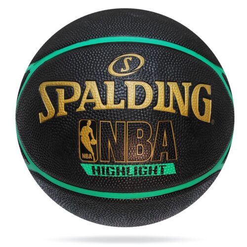 Spalding Highlight Green Basketball Rbr size 29.5"