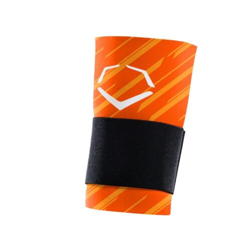EvoShield MLB Speed Stripe Wrist Guard with Strap Orange X-Large