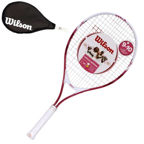 Wilson Children's Venus/Serena Tennis Racket 3 7/8 Age 9-10 Pink/White
