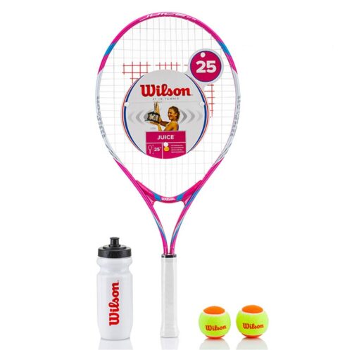 Wilson Juice Junior Tennis Racket Starter Set 25 - 3 7/8 Inches