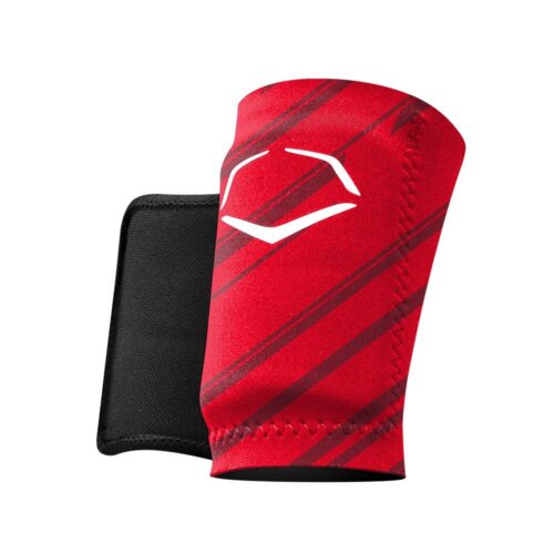 EvoShield MLB Protective Speed Stripe Wrist Guard Red X-Large