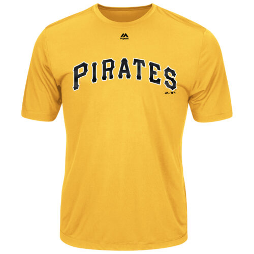 Majestic MLB Pirates Adult Evolution Tee T-Shirt Size Medium