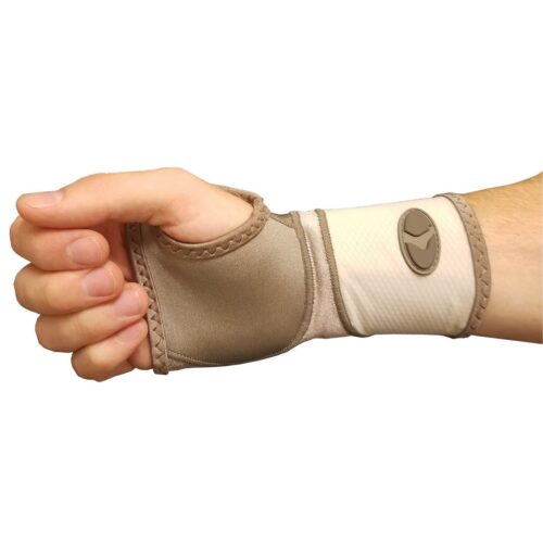 Mueller Life Care Contour Wrist Support Sleeve Taupe