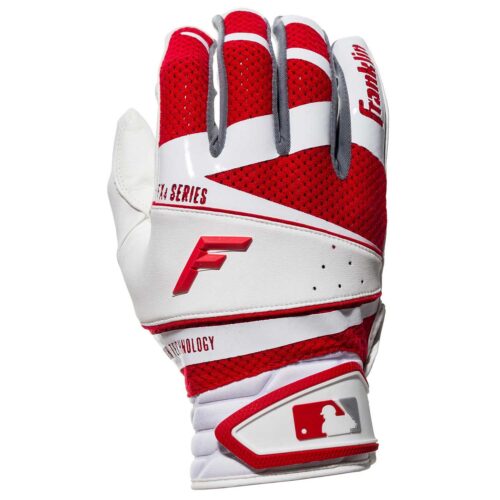 Franklin Batting Gloves Freeflex Pro White Red Size M Youth