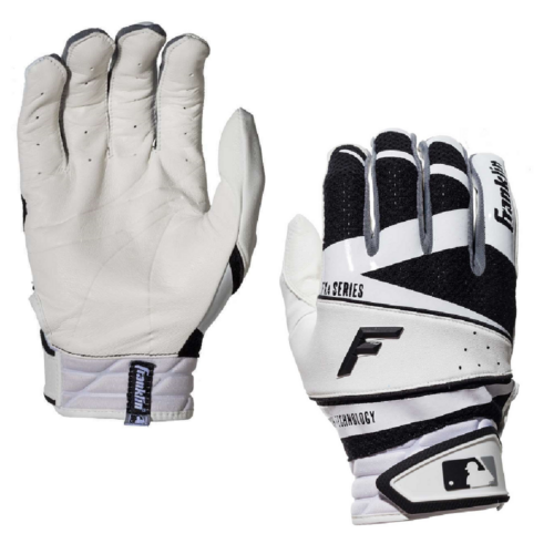 Franklin Batting Gloves Freeflex Pro White Black Size M Youth