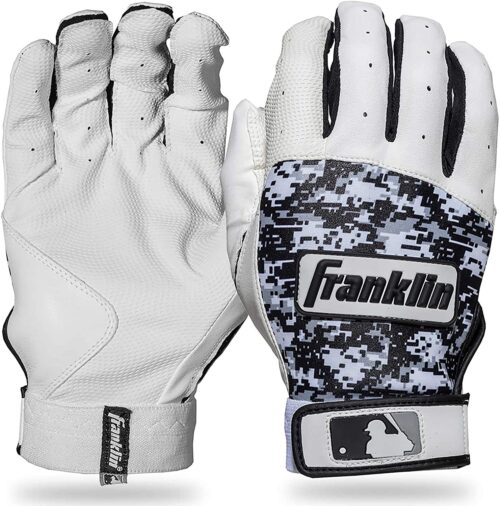 Franklin Digitek Adult Batting Gloves White