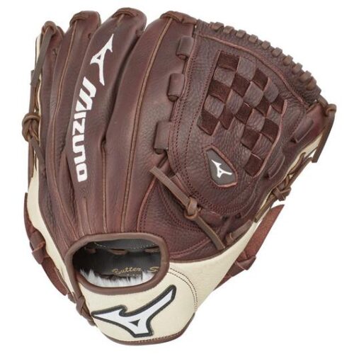 Mizuno Infield Baseball Glove 12 Inches RHT Coffee-Silver