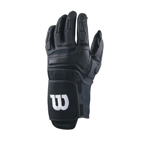 Wilson GST Trench Football Gloves Black Pair