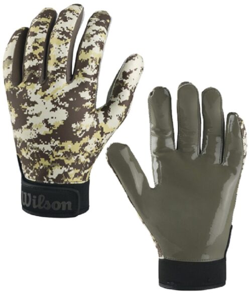 Wilson Special Forces Camouflage Football Receiver Gloves Adult Pair