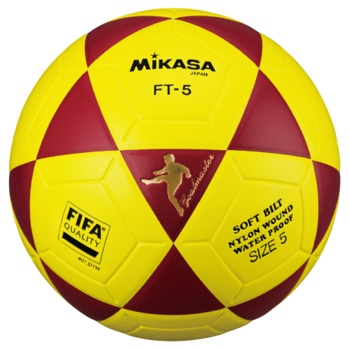Mikasa FT5 Goal Master Soccer Ball Size 5 Official FootVolley Ball Red Yellow