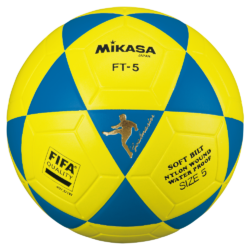 Mikasa FT5 Goal Master Soccer Ball Size 5 Official FootVolley Ball Blue-Yellow