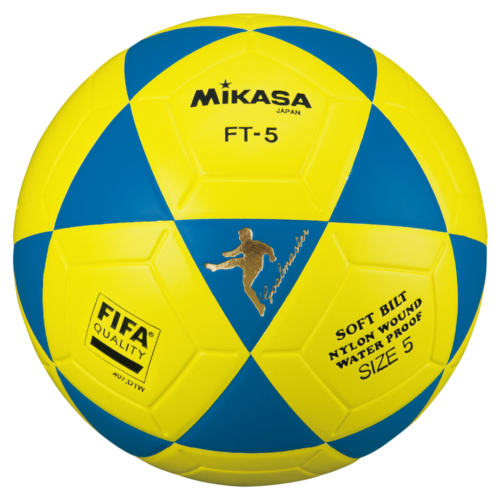 Mikasa FT5 Goal Master Soccer Ball Size 5 Official FootVolley Ball Blue-Yellow