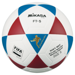 Mikasa FT5 Goal Master Soccer Ball Size 5 Official FootVolley Ball Blue Red