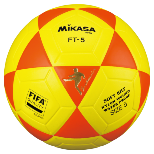 Mikasa FT5 Goal Master Soccer Ball Size 5 Official FootVolley Ball Orange Yellow