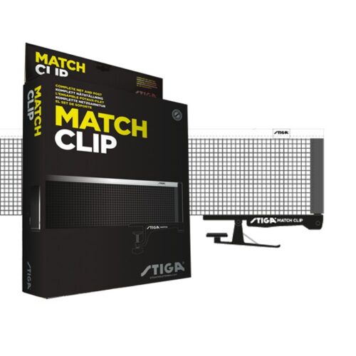 Stiga Match Clip Table Tennis Net Set