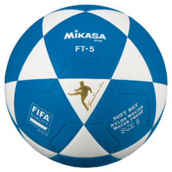Mikasa FT5 Goal Master Soccer Ball Size 5 Official FootVolley Ball White Blue