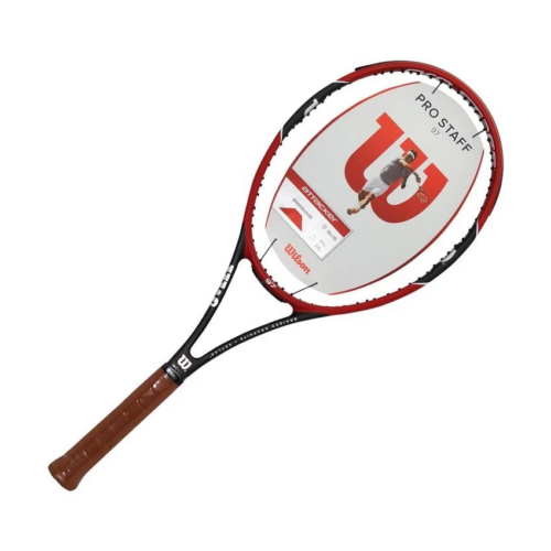 Wilson Pro Staff 97 Federer Tennis Racquet 4 3/8 Inches Red/Black
