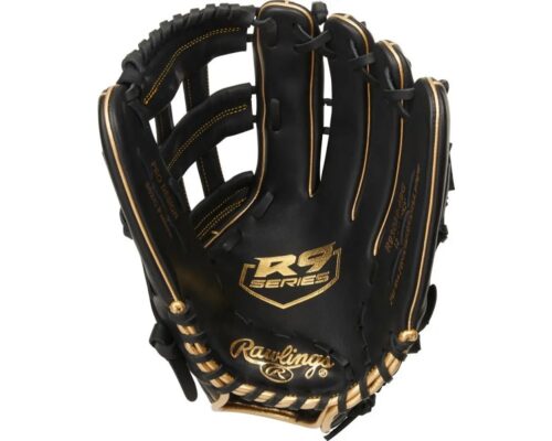 Rawlings R9 Series Outfield Baseball Glove Adult 12.75 Inches Right Hand Throw