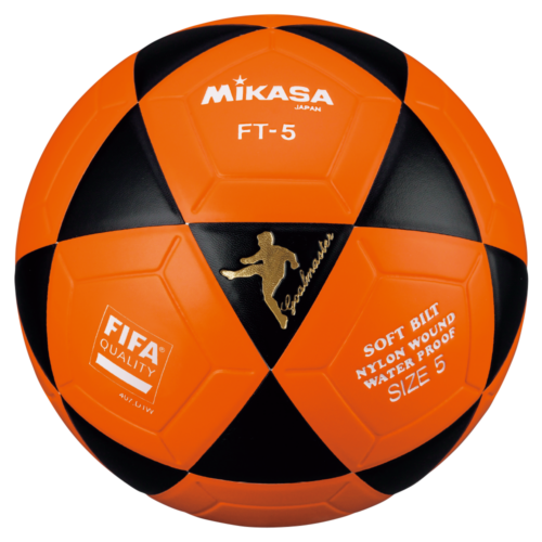 Mikasa FT5 Goal Master Soccer Ball Size 5 Official FootVolley Ball Black Orange