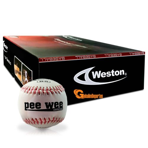 Weston Pee Wee Baseball Little League Sponge 9 Inches White 1 Dz