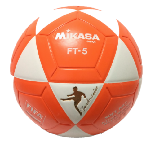 Mikasa FT5 Goal Master Soccer Ball Size 5 Official FootVolley Ball White Orange