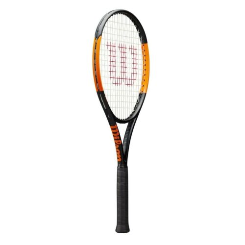 Wilson Burn 100 Tennis Racquet L3 Black Orange Unstrung 4 3/8 inches