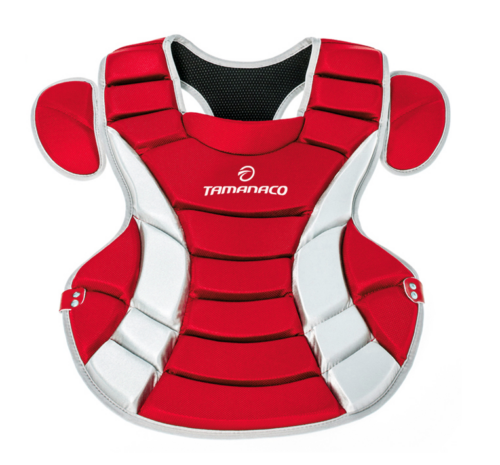 Tamanaco Baseball Softball Chest Protector Adult 16 Inches Red