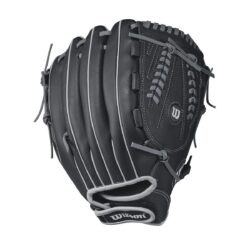 Wilson A360 Slowpitch Softball Glove 13 inches RHT Black Grey