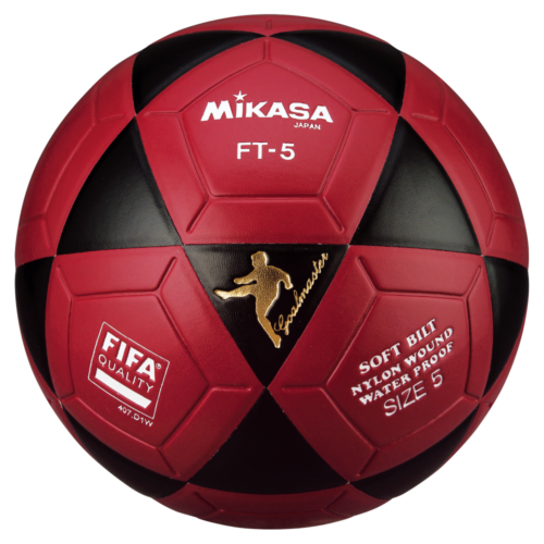 Mikasa FT5 Goal Master Soccer Ball Size 5 Official FootVolley Ball Black Red
