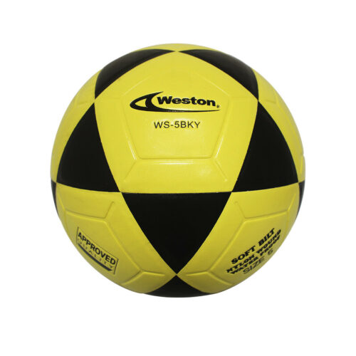Weston WS5 Soccer Ball Footvolley Ball Size 5 Yellow Black
