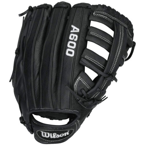 Wilson A600 Slowpitch Softball Glove 13 Inches RHT Black