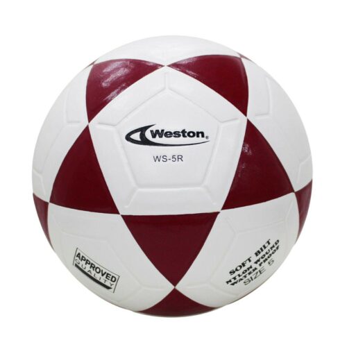 Weston WS5 Soccer Ball Footvolley ball size 5 Red White