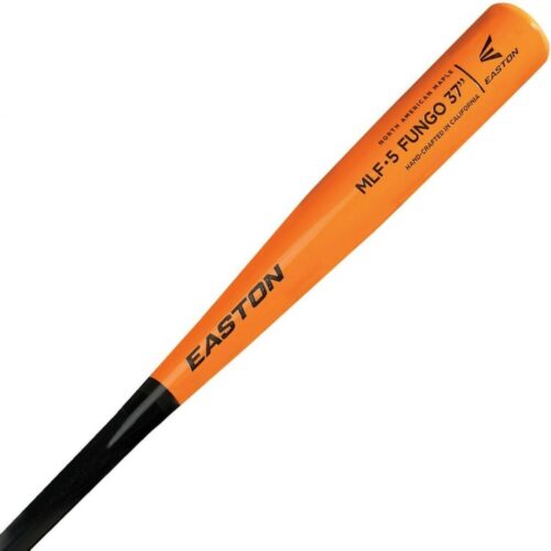 Easton MLF5 Maple Fungo wood Baseball Bat 37 Inches Black / Orange