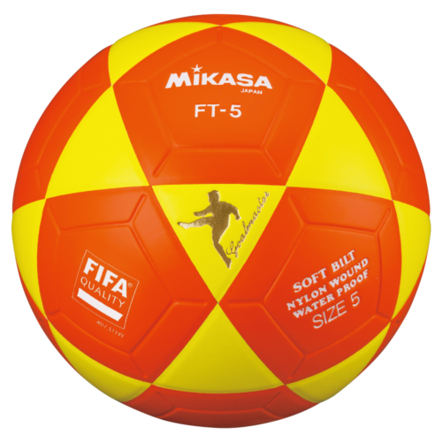 Mikasa FT5 Goal Master Soccer Ball Size 5 Official FootVolley Ball Yellow Orange