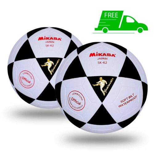 Mikasa SK62 Futsal indoor soccer official size 2 Pack