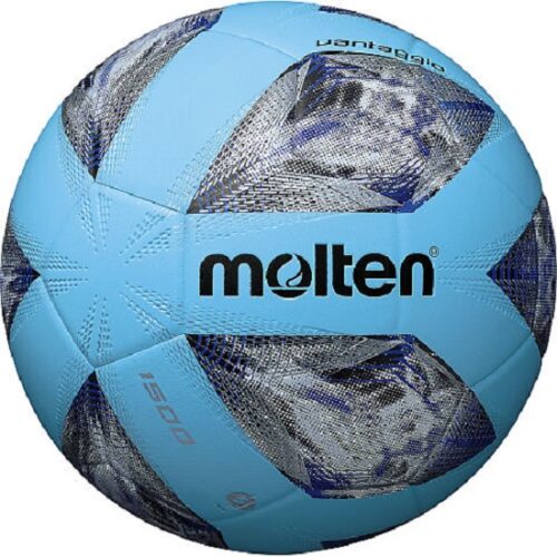 Molten F5A1500 Vantaggio Soccer Ball Light-Blue and Blue-Silver