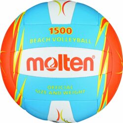 Molten V5B1500 Beach Volleyball Official Size Blue Orange