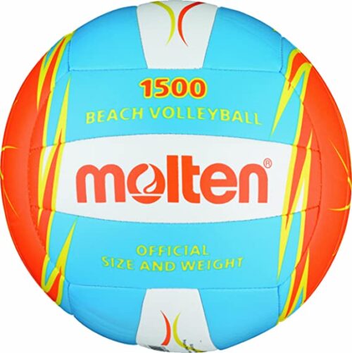 Molten V5B1500 Beach Volleyball Official Size Blue Orange