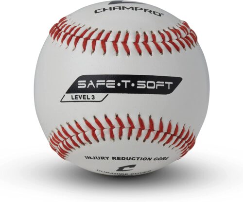 Champro Safet Soft Baseballs Size 9" White 1 Dozen