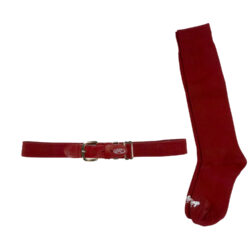 Rawlings Belt and Sock Combo Youth Red