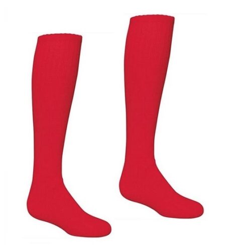 High Five Athletic Sock Adult Red Size Medium